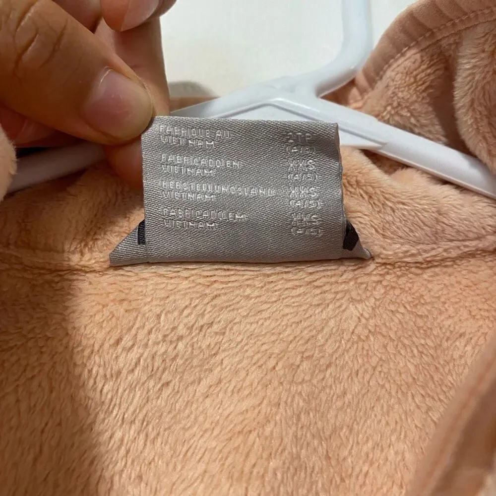 Columbia Girls XXS (4/5) Peach Full-Zip Fleece Jacket